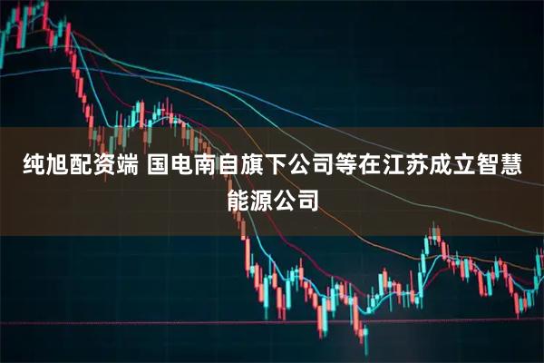 纯旭配资端 国电南自旗下公司等在江苏成立智慧能源公司