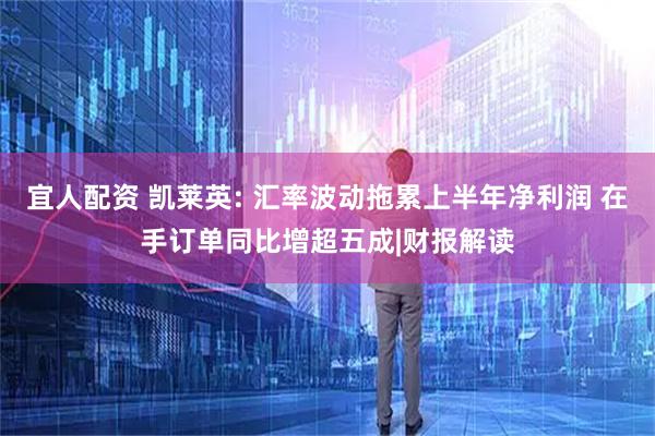 宜人配资 凯莱英: 汇率波动拖累上半年净利润 在手订单同比增超五成|财报解读